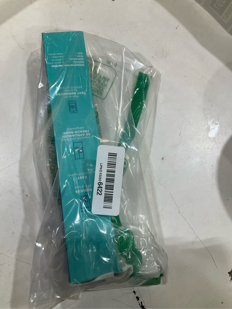 Condition photo showing Good Condition for ge rpwfe refrigerator water filter, genuine replacement filter, certified to reduce lead, sulfur, and 50+ other impurities, replace every 6 months for best results, pack of 1