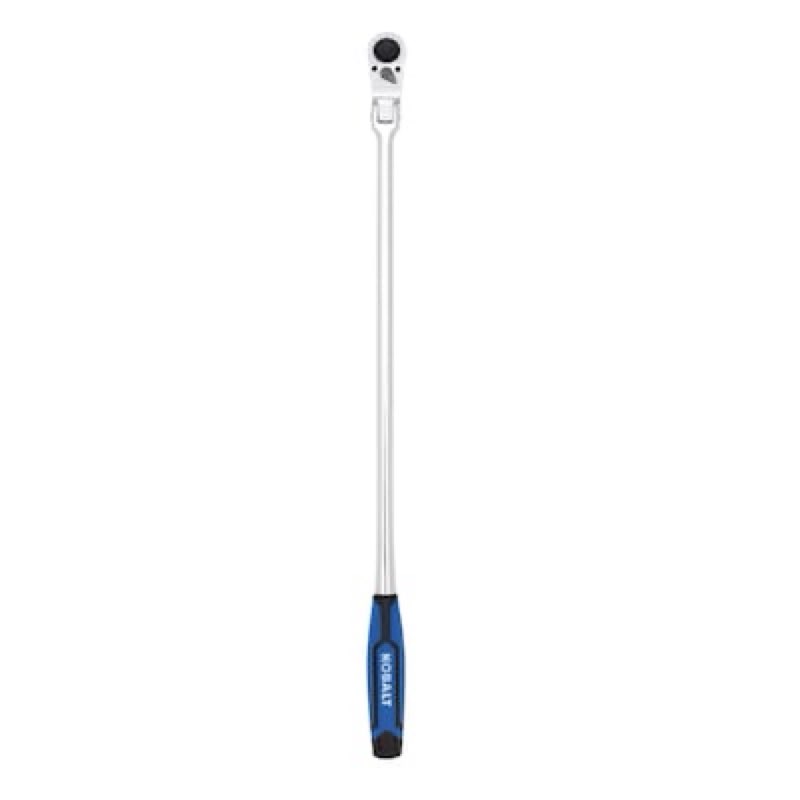 kobalt 72 -tooth 3/8-in drive comfort grip handle flexible head ratchet
