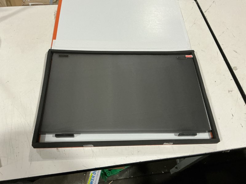 Condition photo showing Good Condition for magnetic computer privacy screen filter 24 inch for frameless monitor thin bezel 16:9 widescreen, hanging removable anti blue light privacy shield protector eye protection 24'' privacy screen 16:9