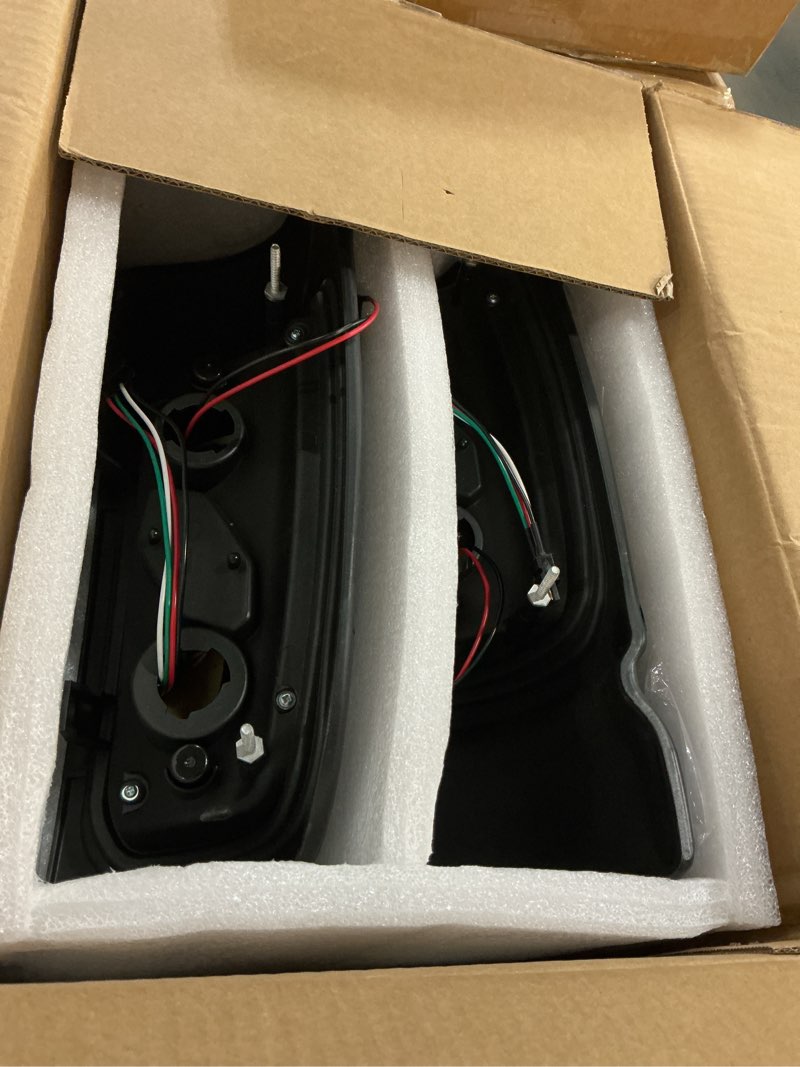 Condition photo showing New/Like New for Sequential Full Led tail lights for Dodge 1994-2001 Ram 1500, 1994-2002 Ram 2500/3500 Starting Animated Rear Light Assembly, Dynamic Turn Signal,Brake Light,Reverse Light Smoked Big C