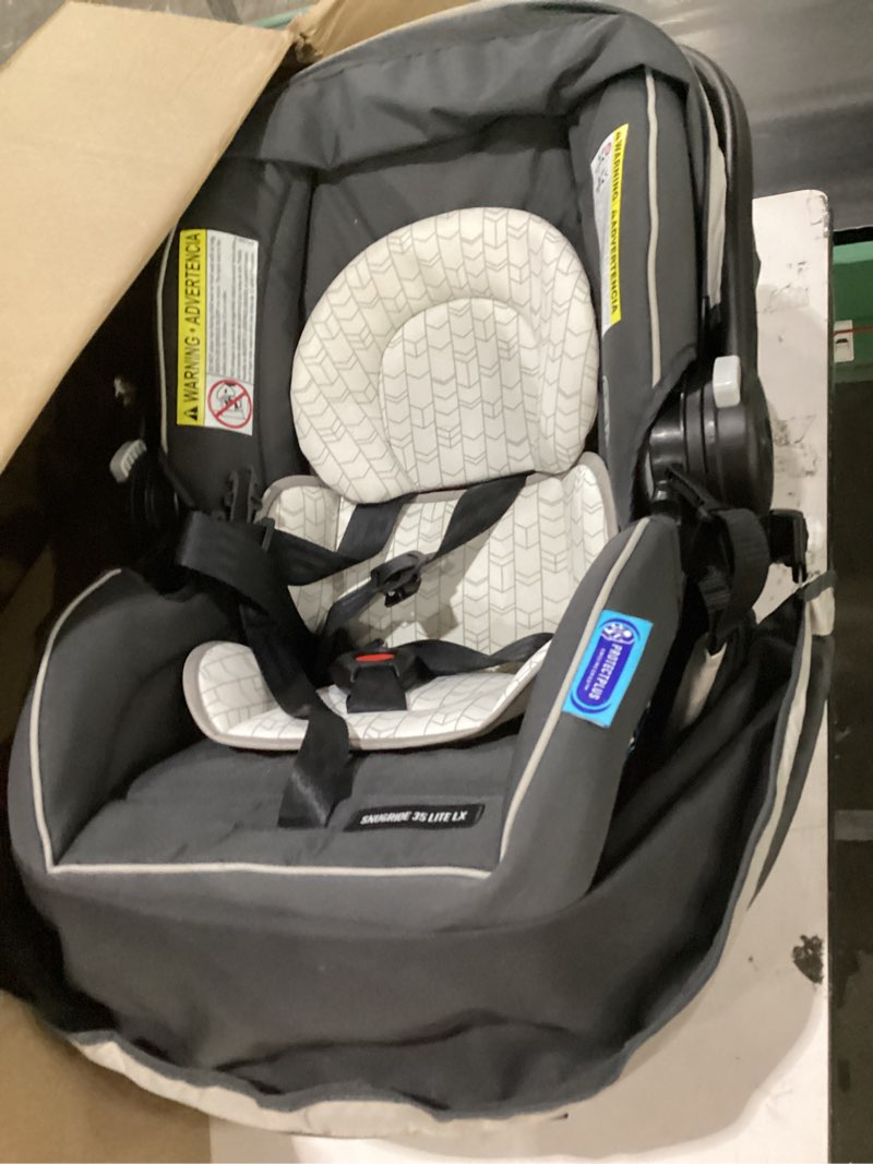 Condition photo showing Good Condition for Graco Modes Element LX Travel System, 3-in-1 Modular Carseat Stroller Combo, Infant Car Seat Carrier to Toddler Stroller, Includes the SnugRide Lite LX Car Seat, Redmond Stroller + Car Seat Redmond