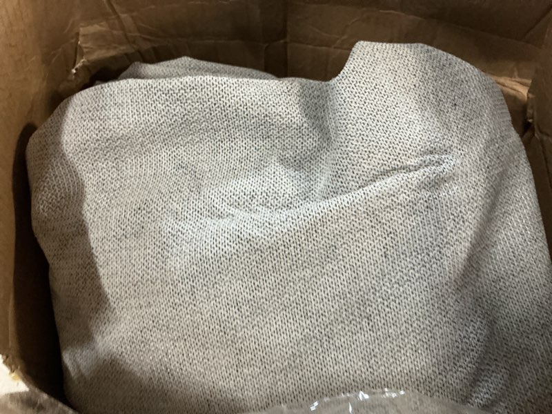 Condition photo showing As Is for Toneed Abstract Area Rug 8x10 Modern Washable Rug Soft Non Slip Rug Low Pile for Bedroom Living Room Dining Room Blue/White Blue/White 8x10Feet