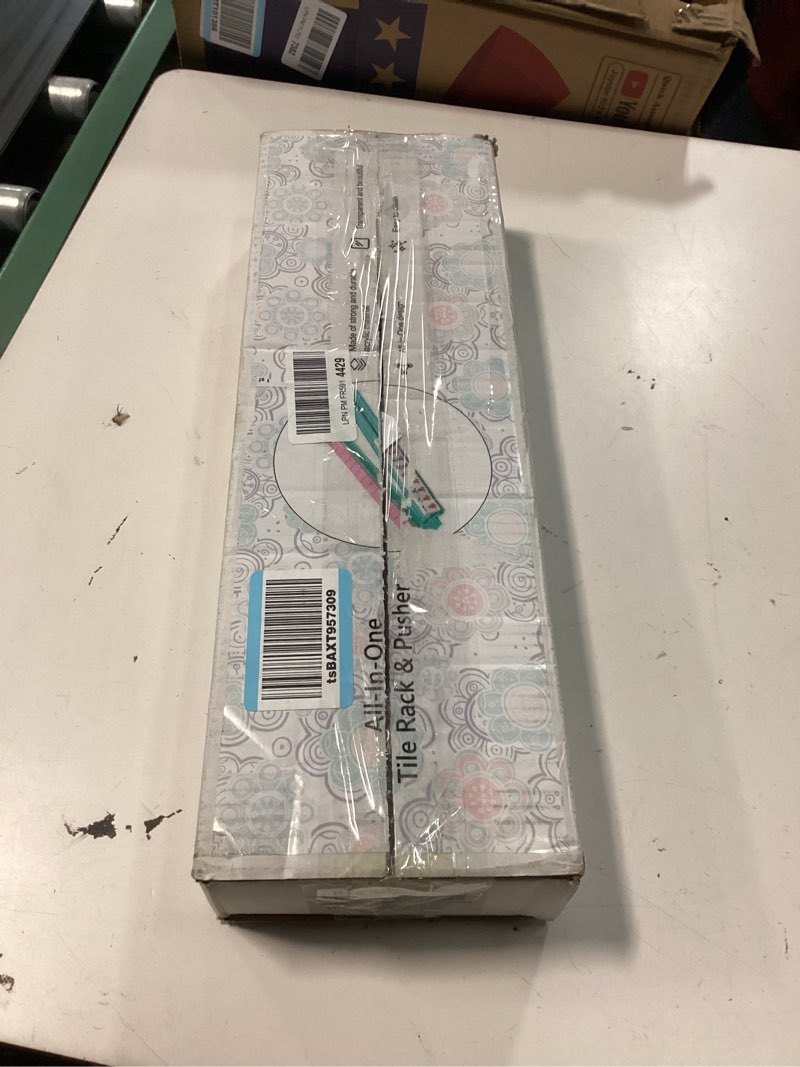Condition photo showing New/Like New for mahjong racks with pushers 4pcs set majiang tile holder acrylic mahjong racks accessories and gifts clear