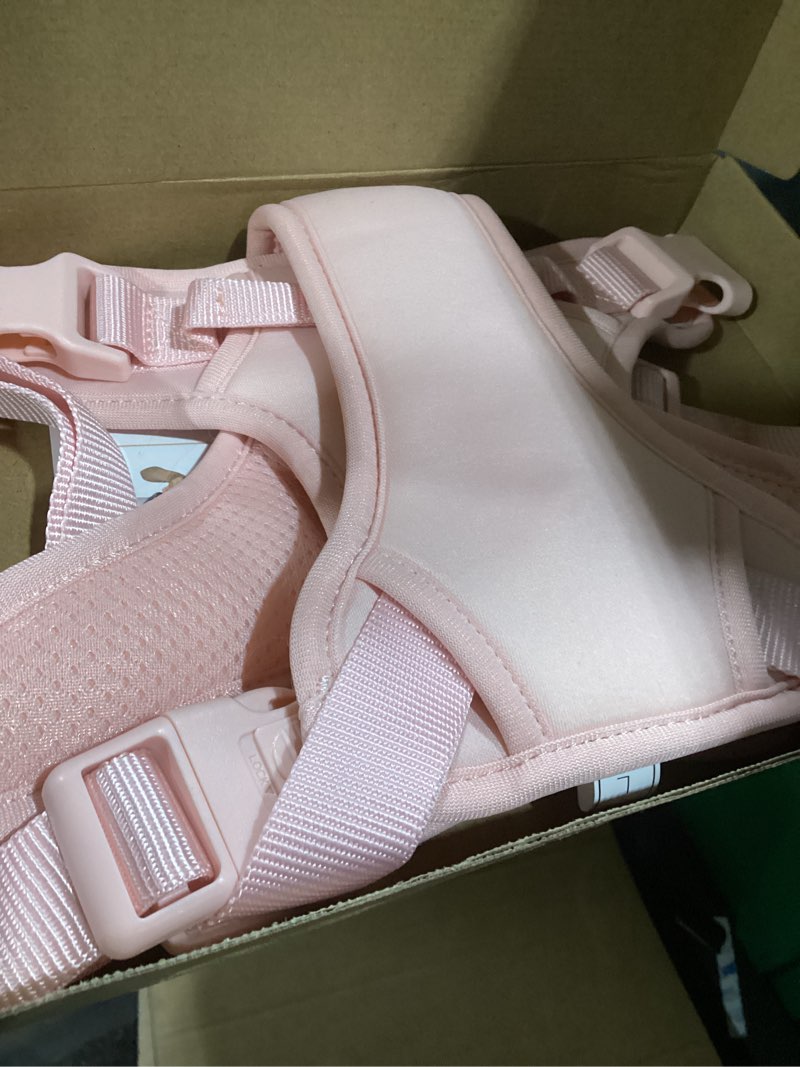 Condition photo showing Good Condition for No Pull Dog Harness, Puppy Vest with Front Clip for Small Medium Large Sized Dog(Light Pink,L) L(Neck:20.9-31.5", Chest:24.8-37.4") Light Pink
