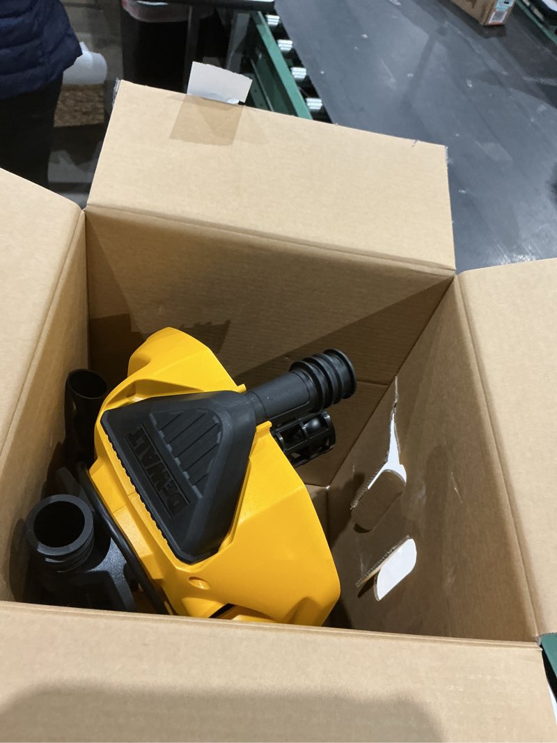 Condition photo showing As Is for dewalt 20v max shop vacuum wet and dry, shop vac 2 gallon, cordless and corded wet dry vacuum cleaner, wide nozzle, hepa filter, tool only (dcv581h) wet/dry vac only