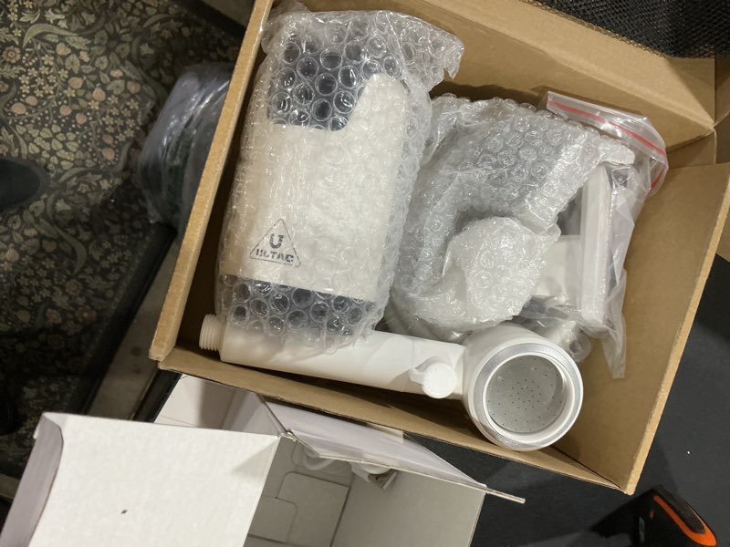 Condition photo showing Good Condition for portable shower for camping, [long-lasting] spopal 6000mah rechargeable camping shower with intelligent led display, 4 spray modes, ipx7 waterproof outdoor camp pump for hiking, travel, car, pet grey