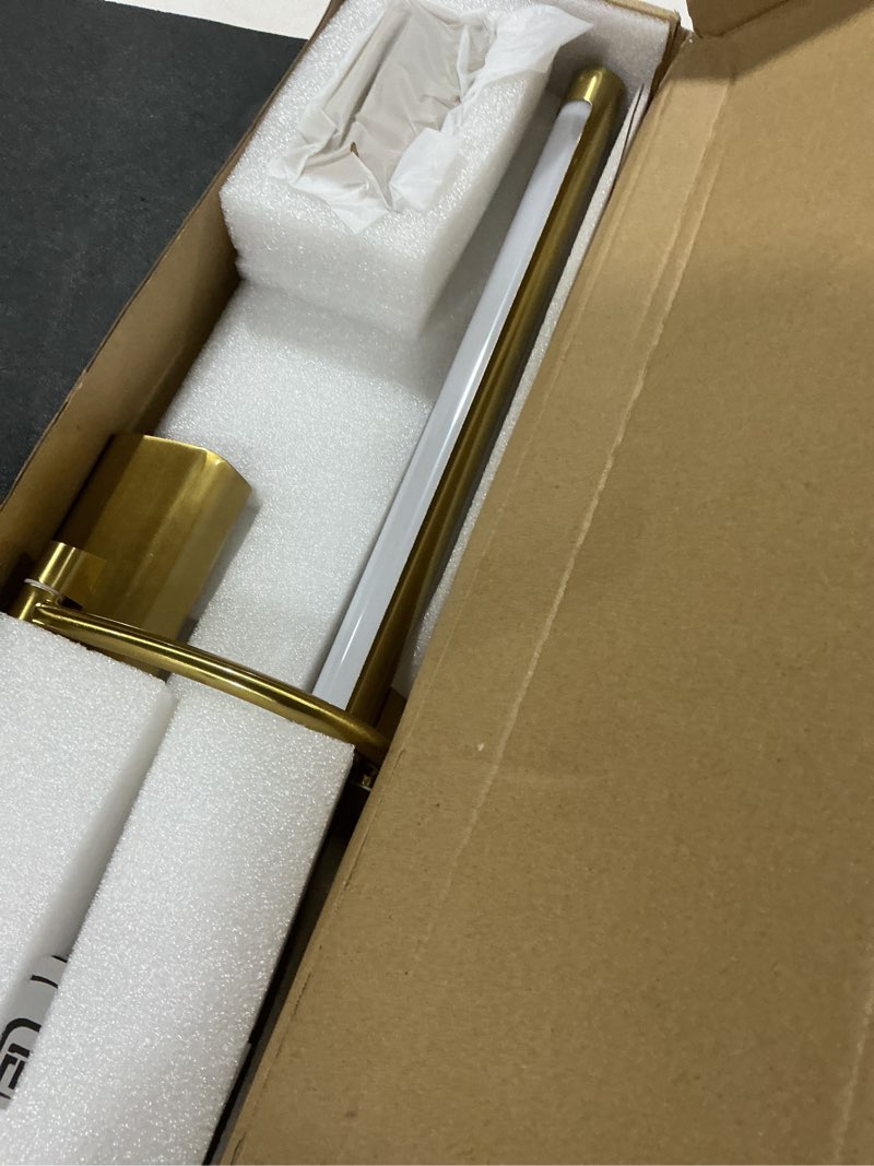 Condition photo showing Good Condition for 24" picture lights for wall with 8000mah battery - brass operated wireless wall art light with remote control for large portrait & paintings art brass 24in 1pack