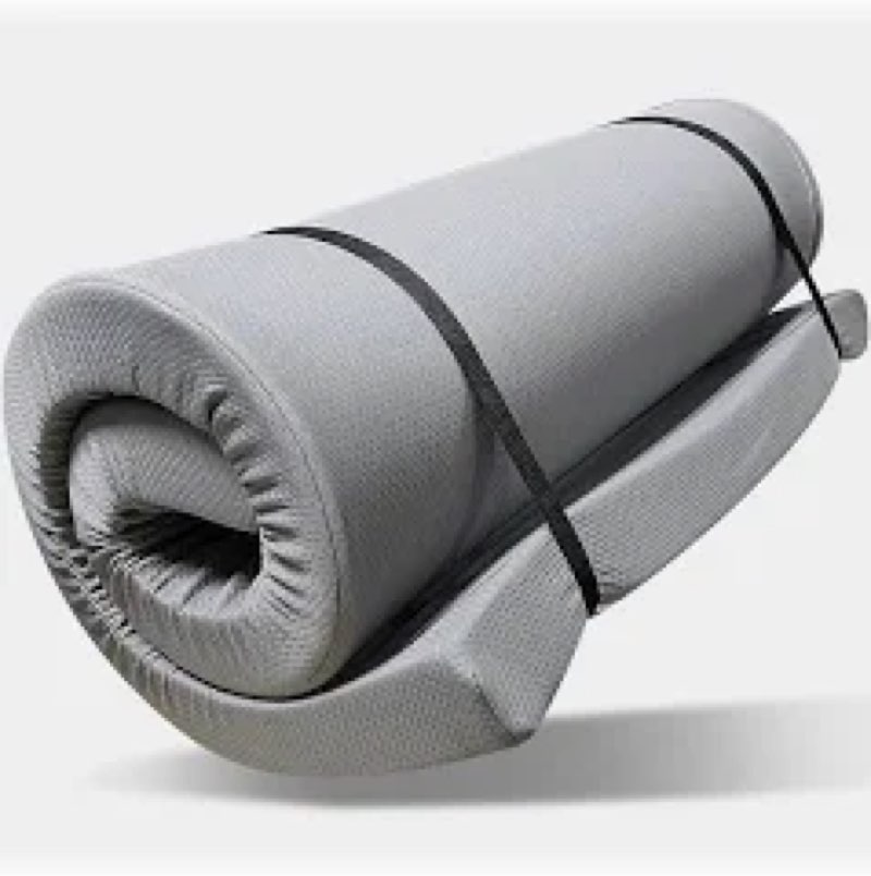 Memory Foam Camping Mattress, Portable Comfort