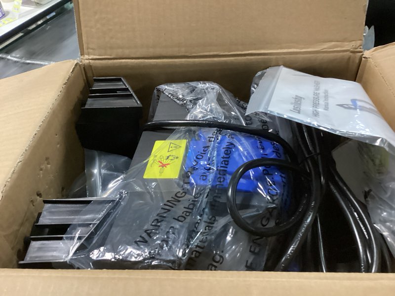 Condition photo showing Good Condition for Pressure Washer, Power Washer with 4 Nozzles and Foam Cannon, High Pressure Cleaning Machine for Cars, Driveways, Fences, Patios, Home Cleaning Blue