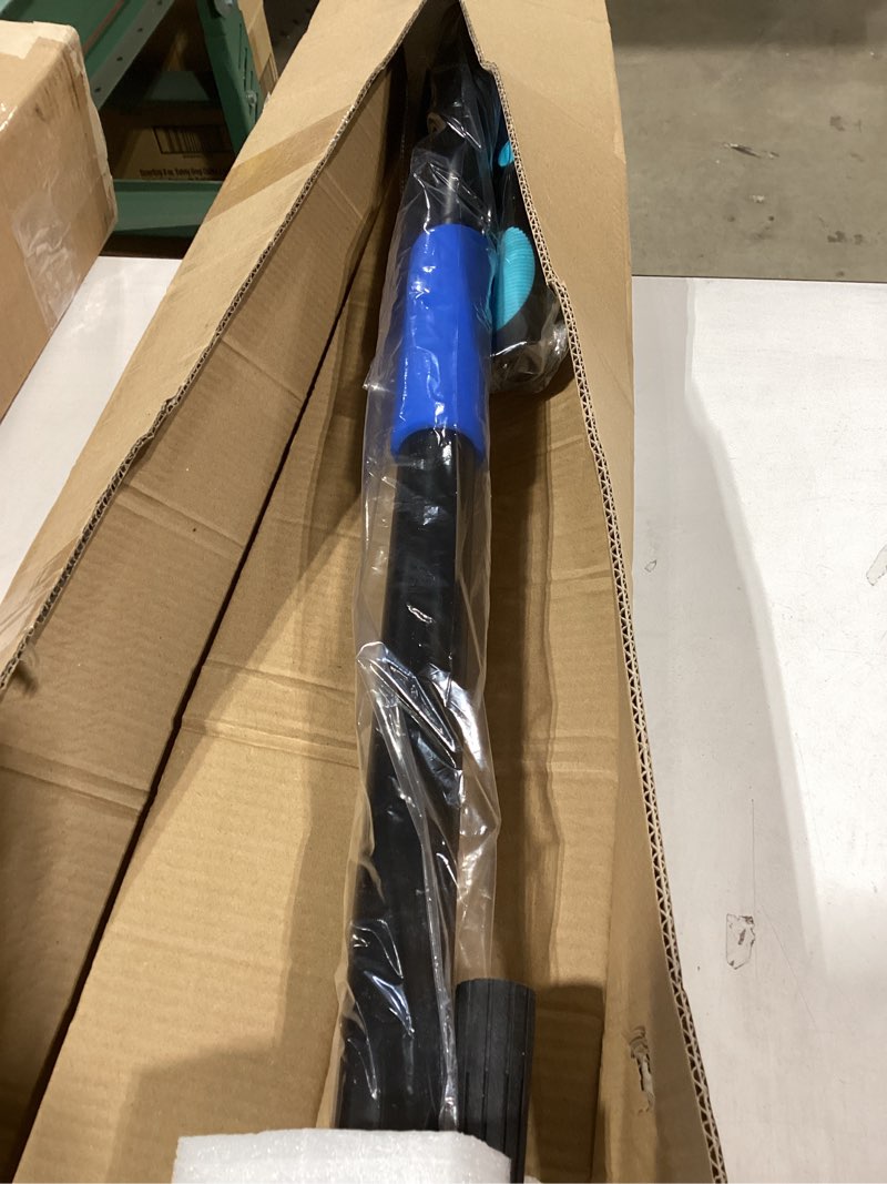 Condition photo showing Good Condition for 23ft high reach window squeegee with extension pole, 2 in 1 shower squeegee for glass doors with 5-stage 4-16.5 ft telescoping pole, window cleaner tool for shower glass home car