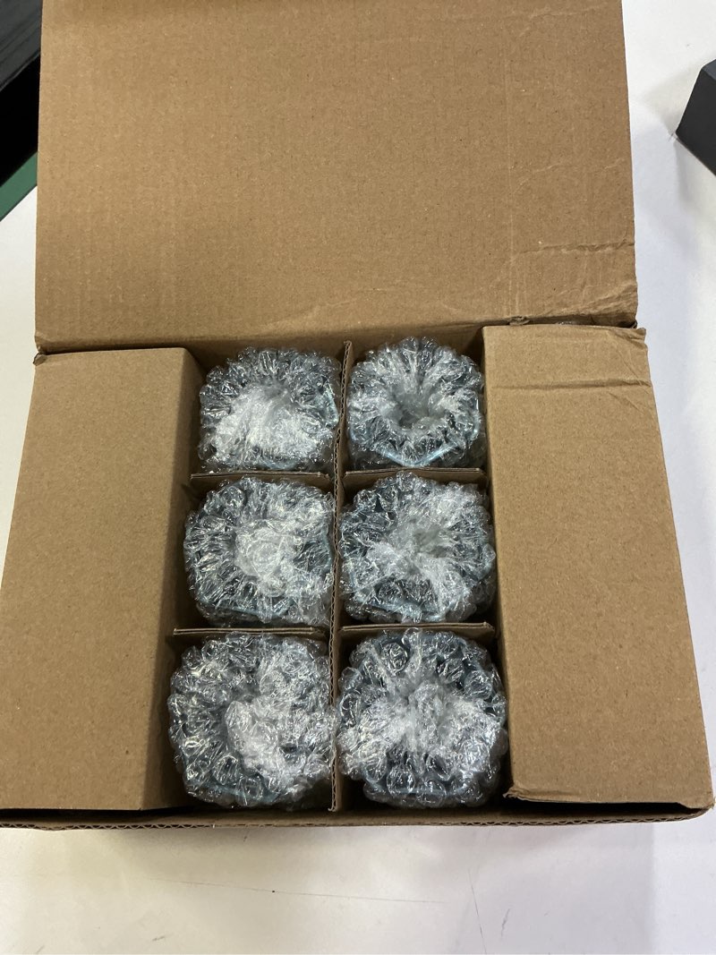 Condition photo showing Good Condition for Blue Candlestick Holders Bulk, 12 Pcs Glass Candle Holders Set,Crystal Taper Candle Holder for Wedding, Table Centerpiece, Home Decoration