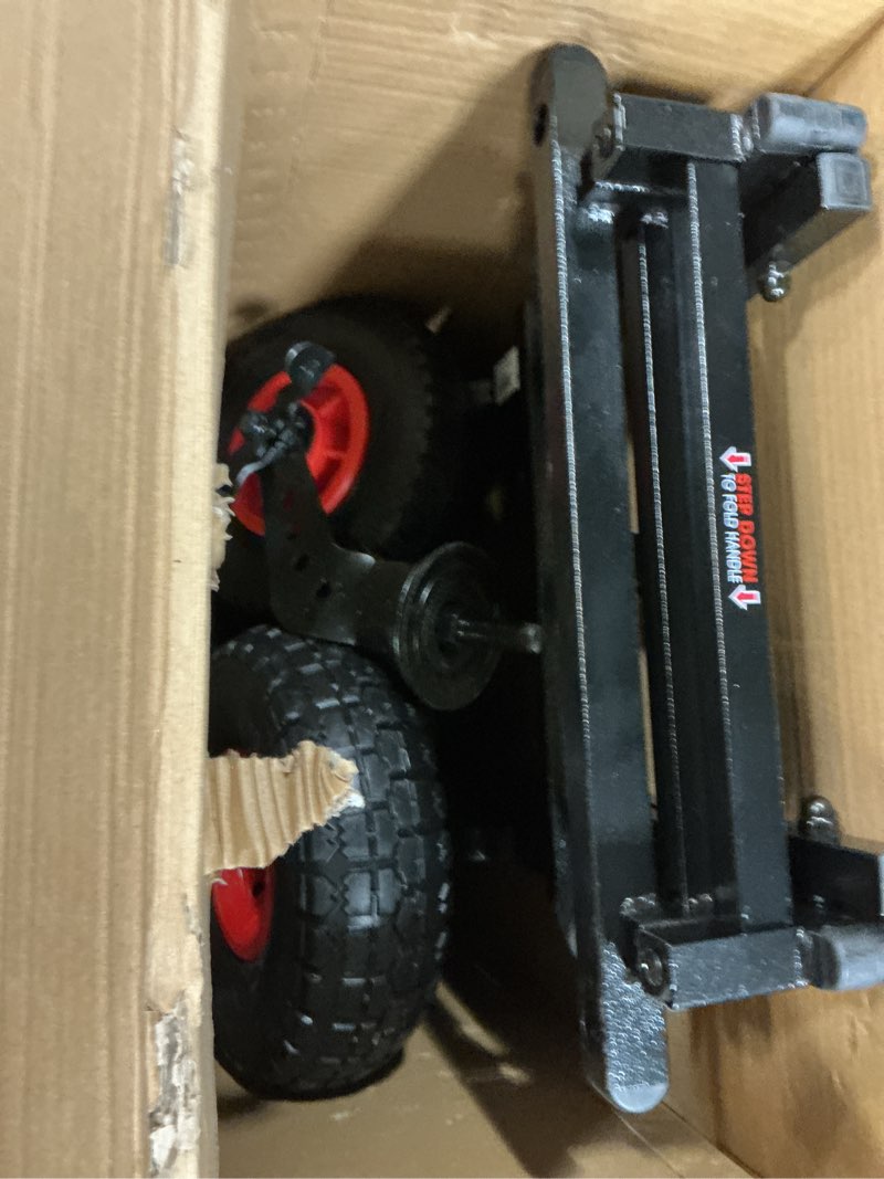 Condition photo showing Good Condition for Gator Frameworks All-Terrain Folding Multi-Utility Cart with 30-52” Extension & 500 lbs. Load Capacity (GFW-UTL-CART52AT) All Terrain