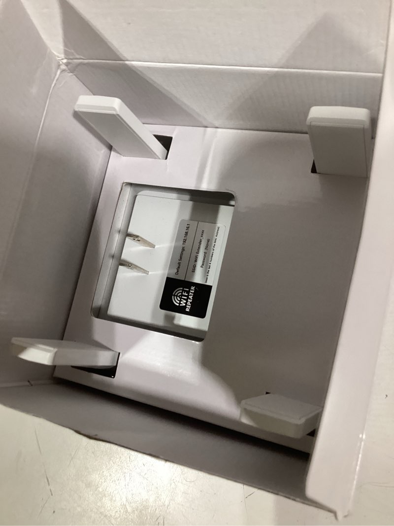 Condition photo showing Good Condition for 2025 AX3000 WiFi 6 Extender-Dual Band (2.4G/5.8G), WiFi Extender Signal Booster with Gigabit Ethernet Port, Access Point, No Required App, Long Range WiFi Booster, Faster Speed and Easy Setup