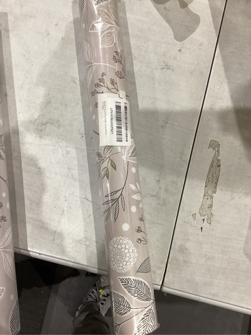Condition photo showing New/Like New for gray leaf peel and stick wallpaper grey white floral contact paper easy peel off self-adhesive removable stick on wall paper for kitchen cabinet drawer 17.71" x 118.1" 17.71" x 118.1" gray/white