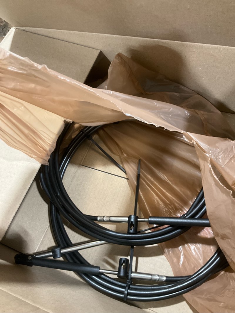 Condition photo showing Good Condition for gen 1 boat outboard throttle and shift control cables, 33c remote cable replacement, compatible with mercury, mercruiser, mariner, force motor engines, replace cc179 series (2pcs) 16ft