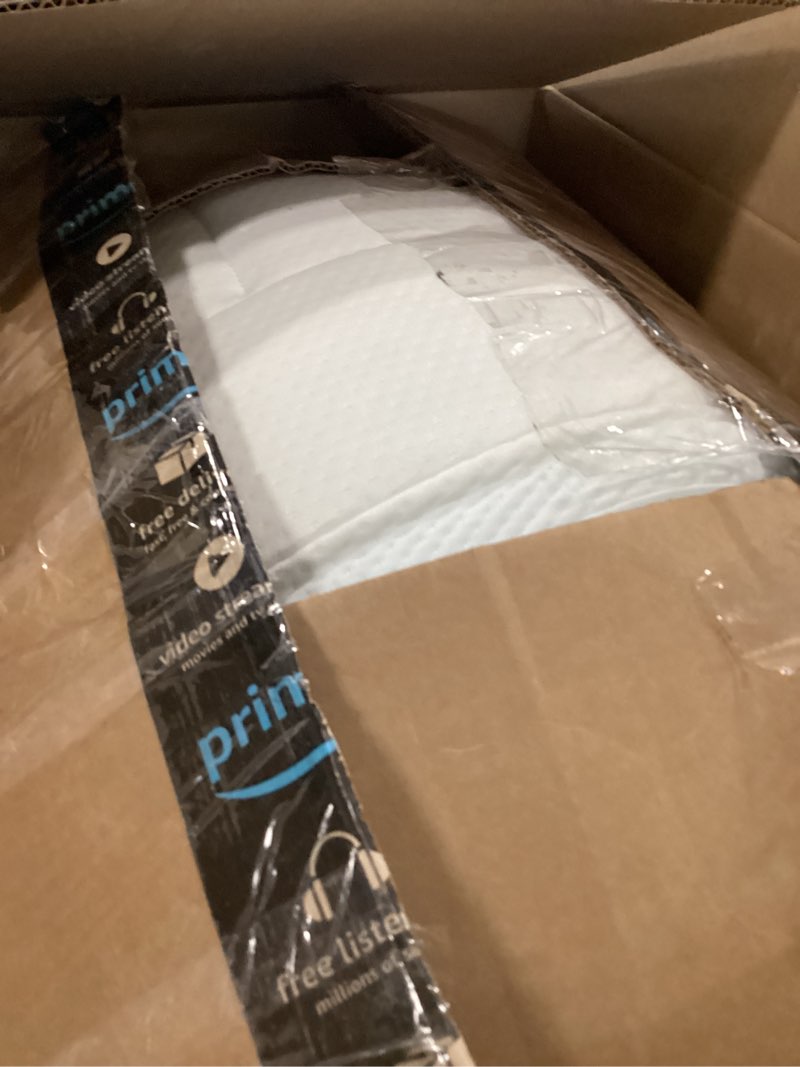 Condition photo showing As Is for ELEMUSE 3 Inch Cooling Memory Foam Mattress Topper Queen, 2 Inch Pressure-Relieving Memory Foam and 