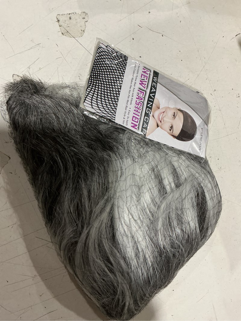 Condition photo showing New/Like New for becus gray pixie cut wig – short wigs for women synthetic, natural looking layered grey wig, easy wear pixie cut wig for white women halloween & cosplay daily use
