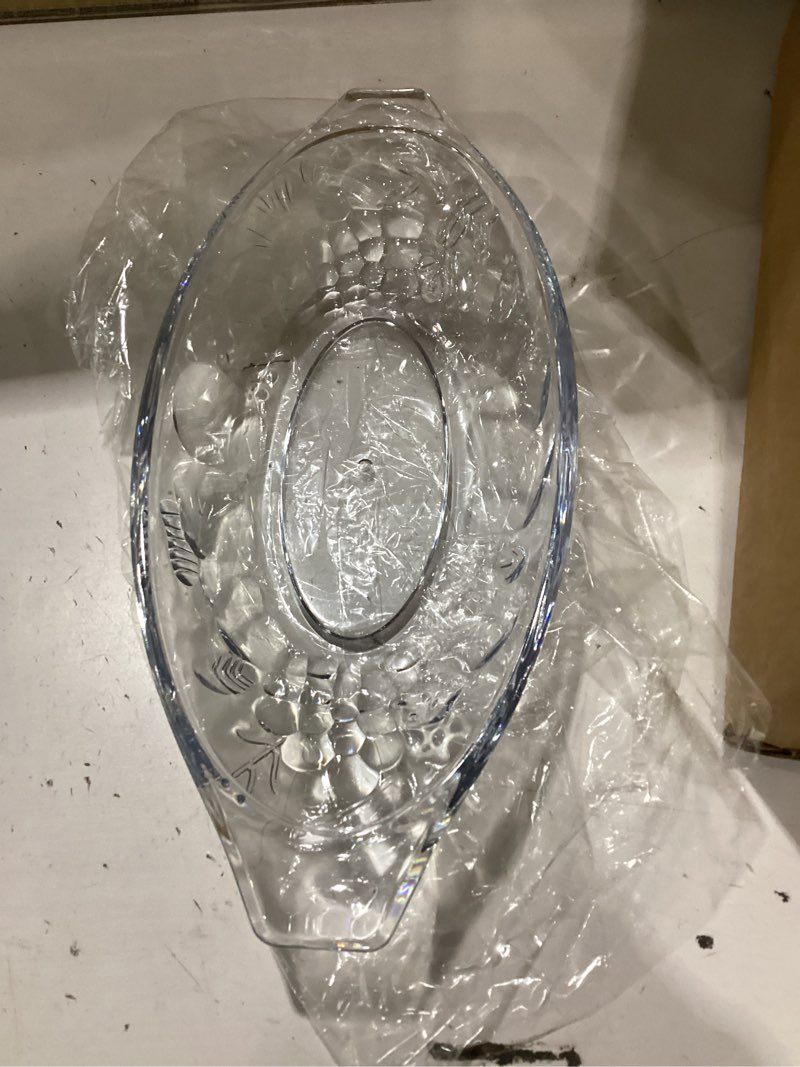 Condition photo showing Good Condition for soujoy 8 pack banana split dish boat, 8oz acrylic ice cream splits plate, clear sundae serving bowl for banana split, ice cream, fruits, yogurt, brownies, snack