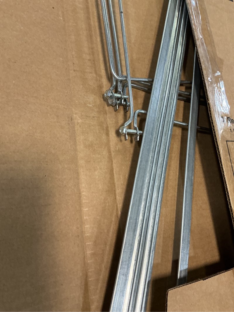 Condition photo showing Good Condition for smead steel hanging file folder frame, letter size, gray, adjustable length 23" to 27", 2 per pack (64872)