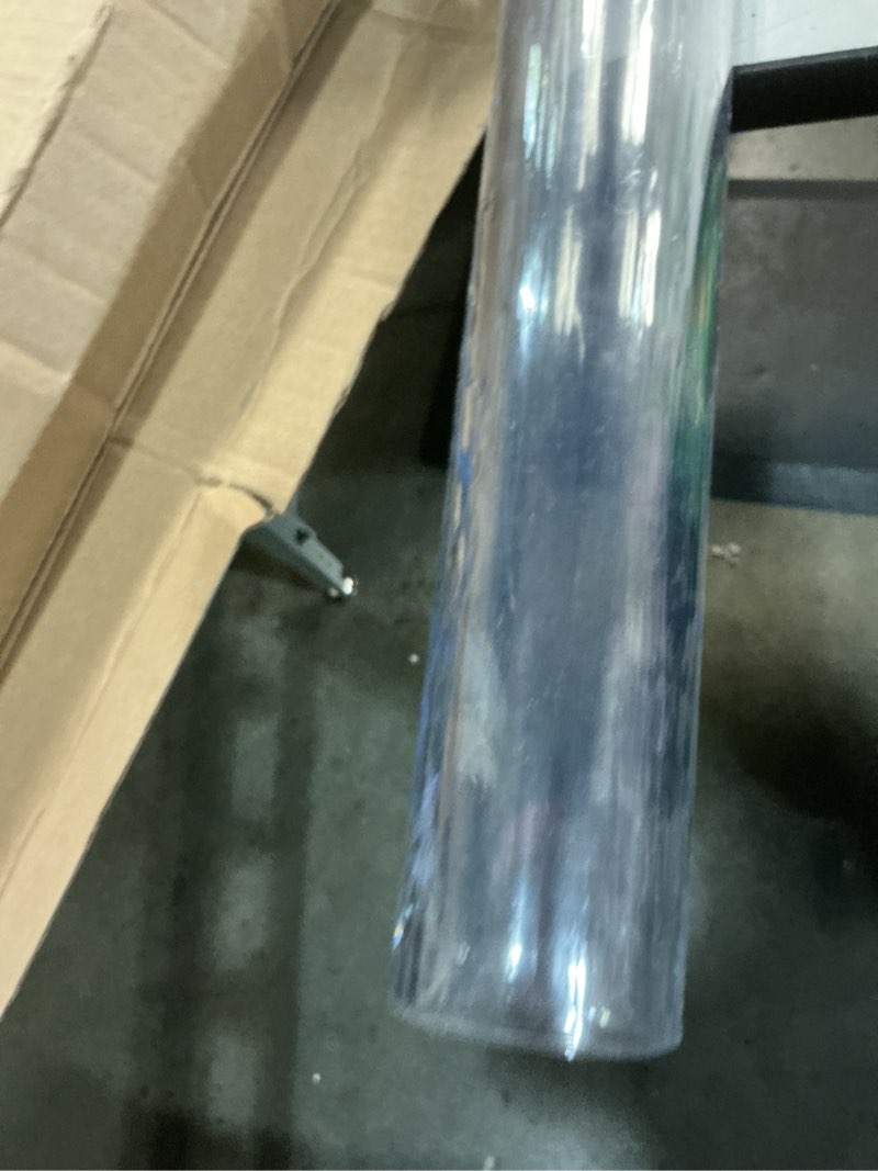 Condition photo showing New/Like New for lovepads clear table cover protector 36 x 60 inch, 1.5mm thick plastic table cover, table protector for dining room table, waterproof vinyl tablecloth table pad mat for kitchen, dresser, writing desk