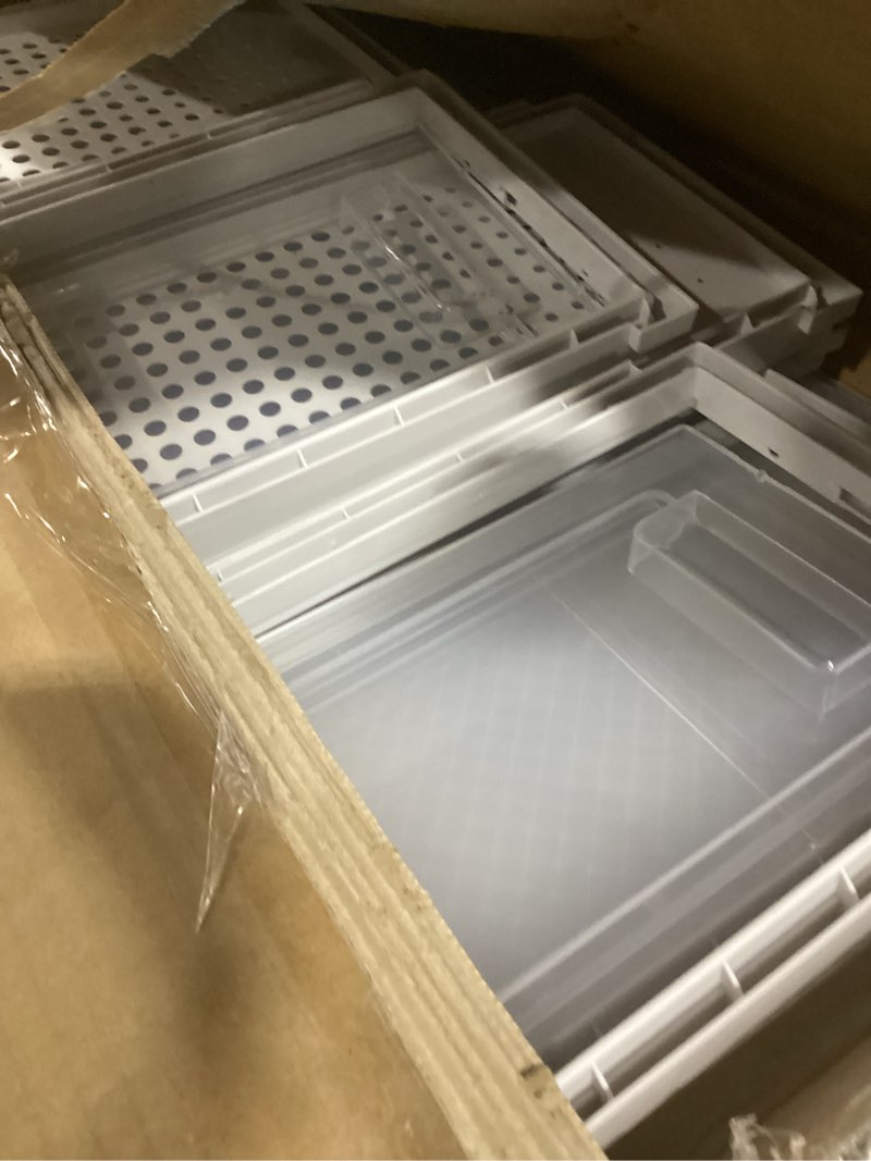 Condition photo showing Good Condition for PARANTA 4-Piece Boot and Shoe Storage Box, Stackable Clear Plastic Shoe Box, Space-Saving Shoe Organizer for Boots, Sneakers, and High Heels, Clear Clear 4pcs