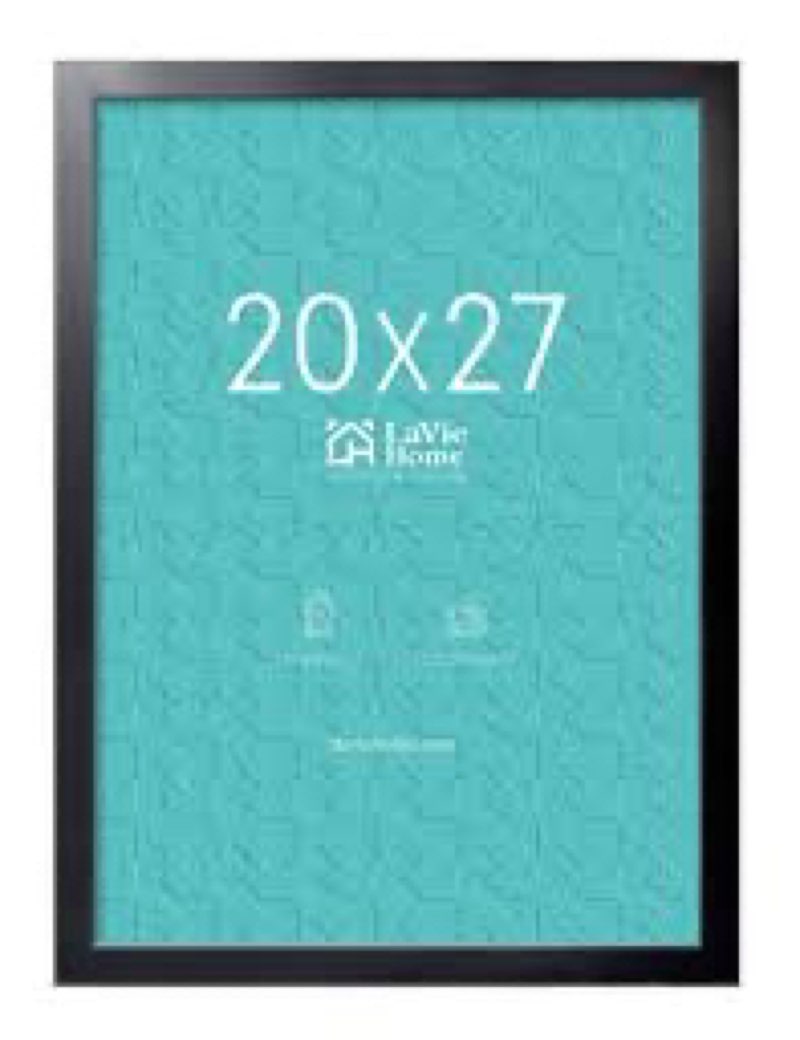 LaVie Home 20x27 Picture Frame for Wall Display, 20x27 Black Picture Frame with HD Plexiglas, 20 x 2