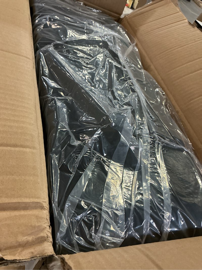 Condition photo showing Good Condition for Leather Black Peel and Stick Headboard King Size, 12PCS Upholstered Wall Mounted Bed Panels, Tufted Headboard for Adjustable Bed and Bedroom Wall Decor, 10"x24" Each, Leather - Black Leather - Black King