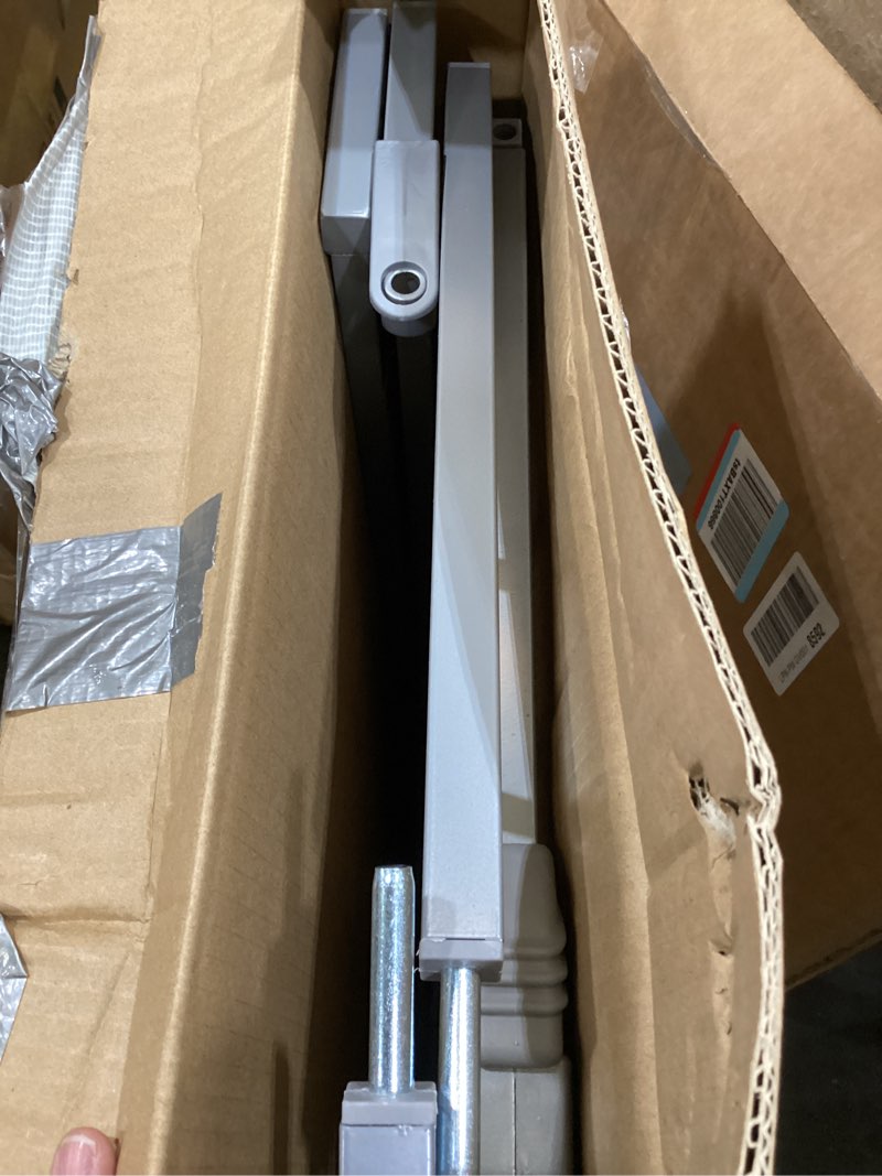 Condition photo showing Good Condition for regalo easy step 49-inch extra wide baby gate, includes 4-inch and 12-inch extension kit, 4 pack of pressure mount kit and 4 pack of wall mount kit, platinum - total pack of 1