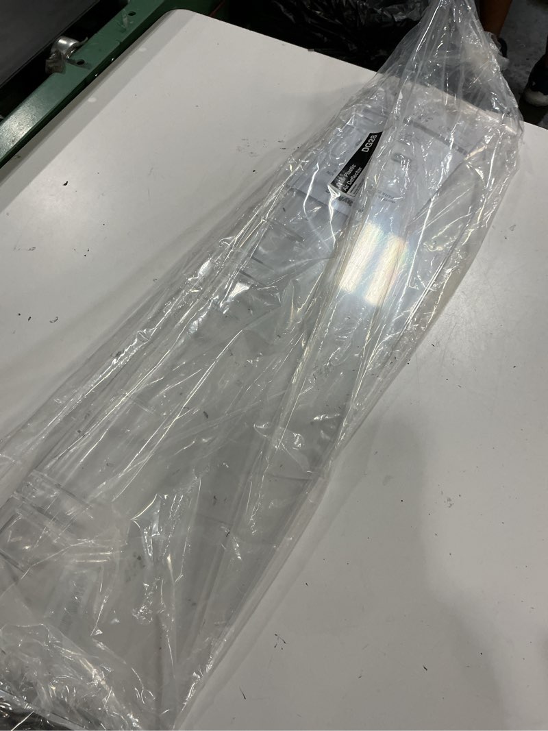 Condition photo showing Good Condition for taymac dg28 ptac air deflector 29.5 in., air conditioner vent deflector, clear plastic hot and cold air vent deflector, air conditioner accessory for better comfort and home improvement