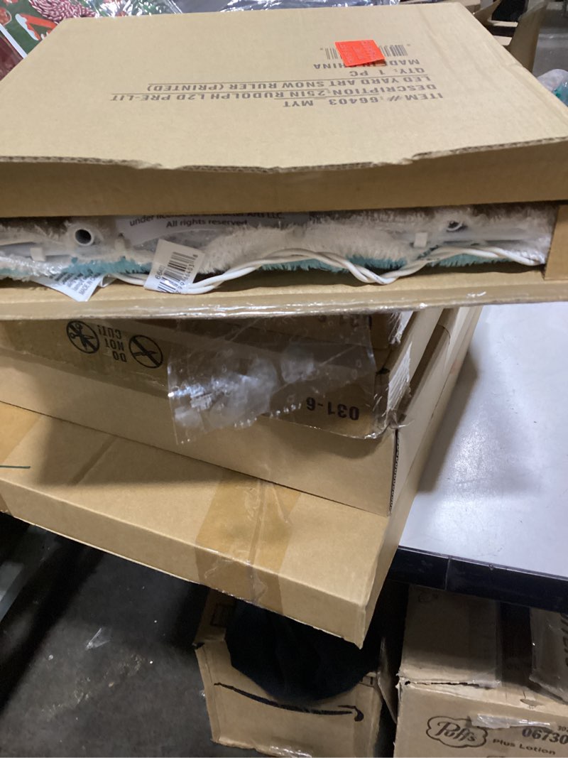 Condition photo showing Good Condition for ProductWorks 24" Light-Up Rudolph The Red-Nosed Reindeer Snow Gauge Outdoor, Snow Measuring Stick Outdoor, Snow Gauge for Yard, Snow Sticks, Snow Depth Gauge, Snow Meter, Snow Ruler