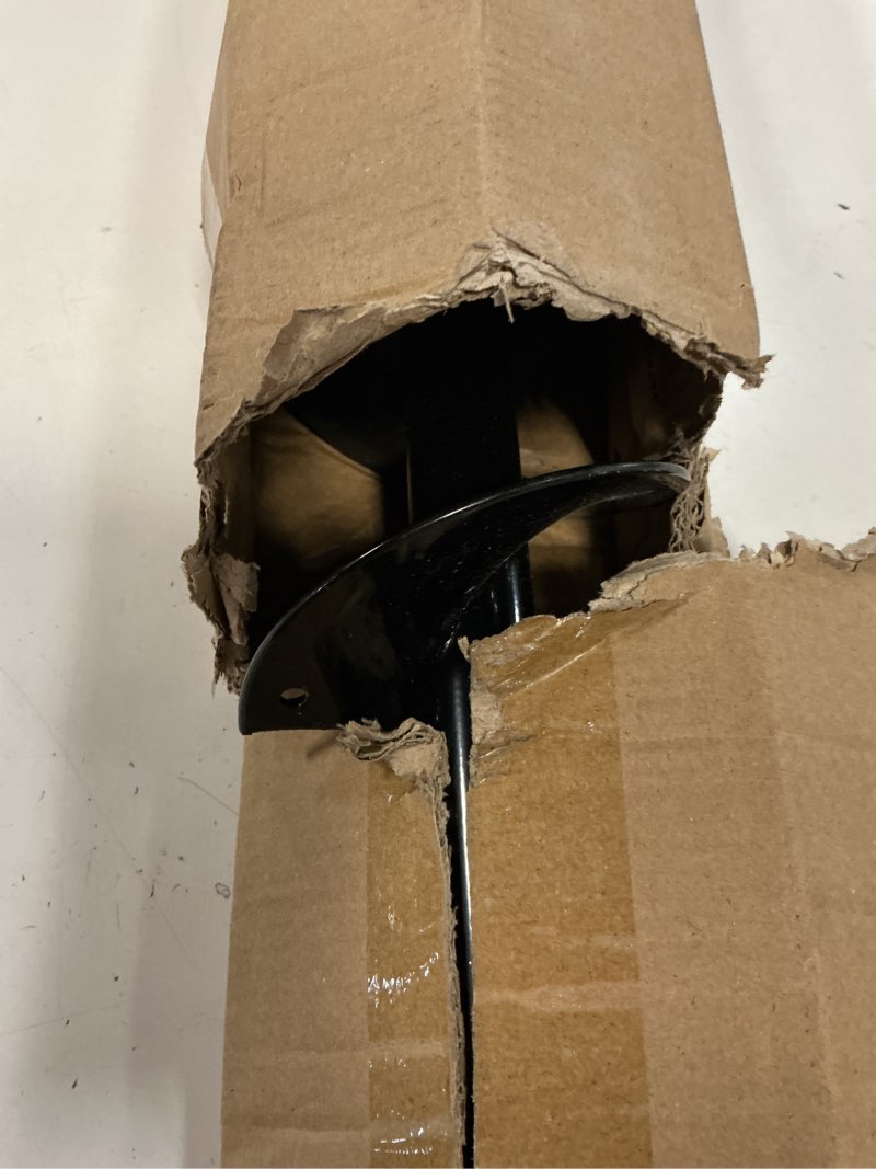 Condition photo showing Good Condition for auger drill bit for planting - 4"x32" heavy-duty auger post hole digger for fence- 1/2" hex drive drill