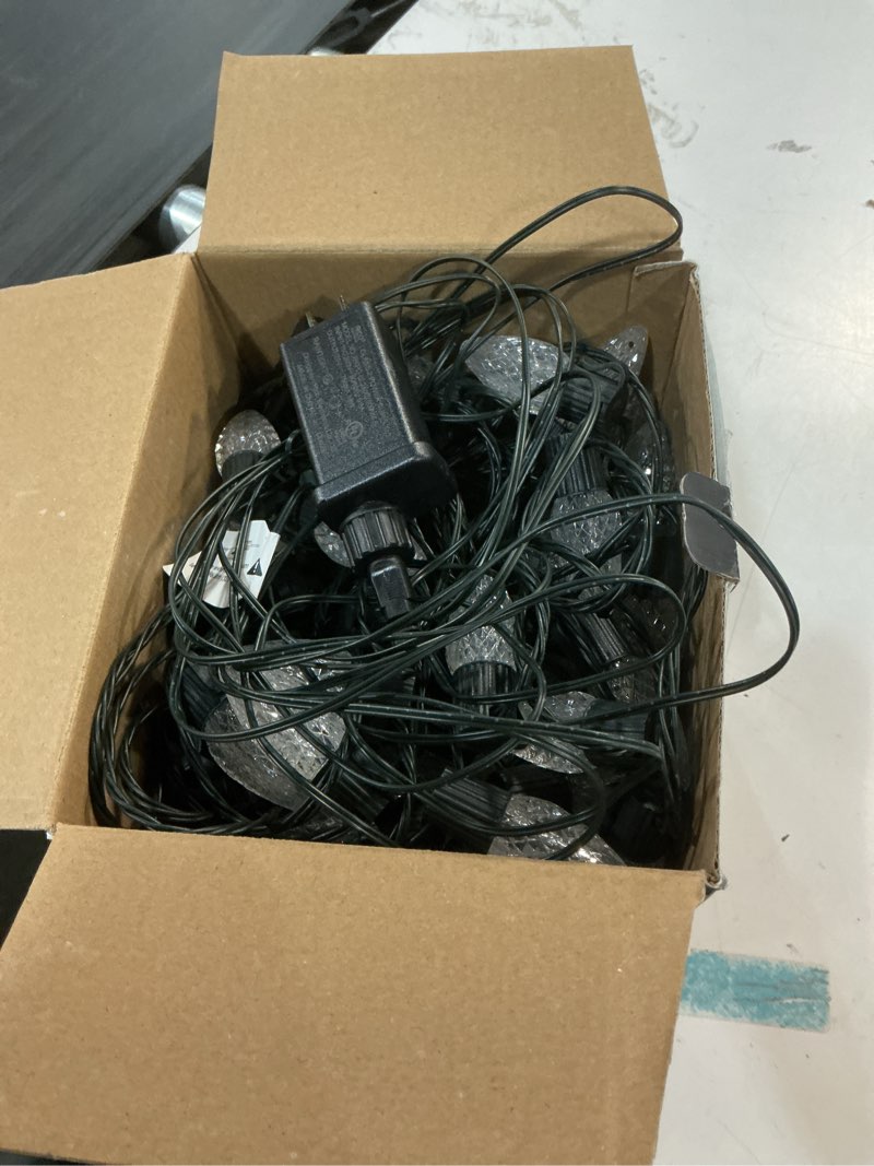 Condition photo showing Good Condition for Smart C9 Christmas Lights Outdoor, 78FT 100LED RGB Color Changing String Lights, App&Remote Control, Music Sync, Connectable LED Christmas Tree Lights for Outdoor House Holiday Decoration