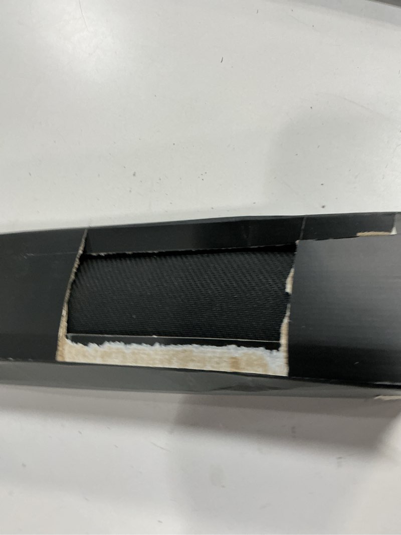 Condition photo showing As Is for black shark gaming mouse pad desk mat 47.2” x 23.6”, oversized large mouse pad, non-slip mousepad, super-thick with special-textured surface, anti-fray stitched edges, desk pad manta p4 black(47.2" x 23.6")