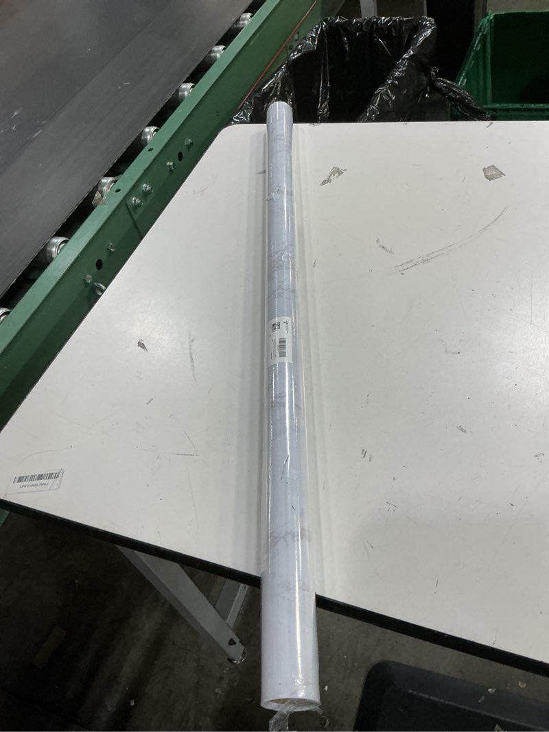 Condition photo showing New/Like New for practicalws marble wallpaper granite white and gray wall paper roll 35.4" x 118" kitchen countertops cabinet furniture is renovated thick vinyl easy to remove without leaving glue upgrade 35.4" x 118" gray/white