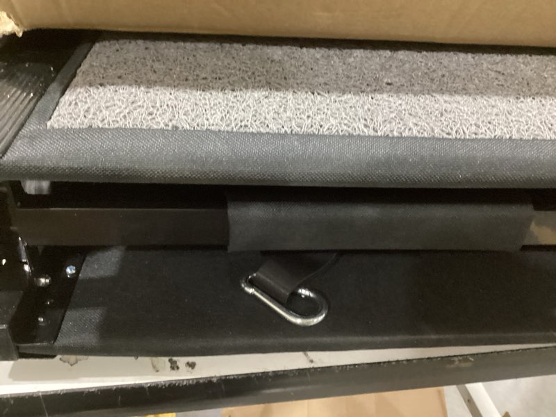 Condition photo showing Good Condition for Dog Ramp for Car 71'' X-Long & 17.2" Wide Folding Dog Ramps for Large Dogs with Non-Slip Rug Surface Portable Dog Car Ramp for SUV Car & Truck, Outdoor Dog Ramp Up to 250 LBS