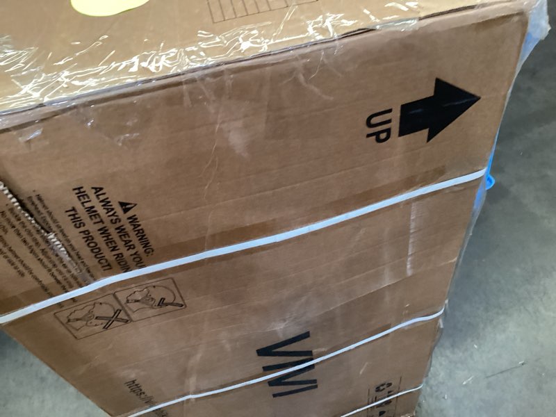 Condition photo showing As Is for Vivi MT20UL Foldable Electric Bike 20" x3.0 Fat Tire Electric Bike with 48V 499.2WH Removable Battery, Peak 1000W, Up to 50 Miles EBike, 7-Speed, 21.7MPH, Cruise Control, SGS Certified to UL2849 D-Black Compact (20 inch wheel)