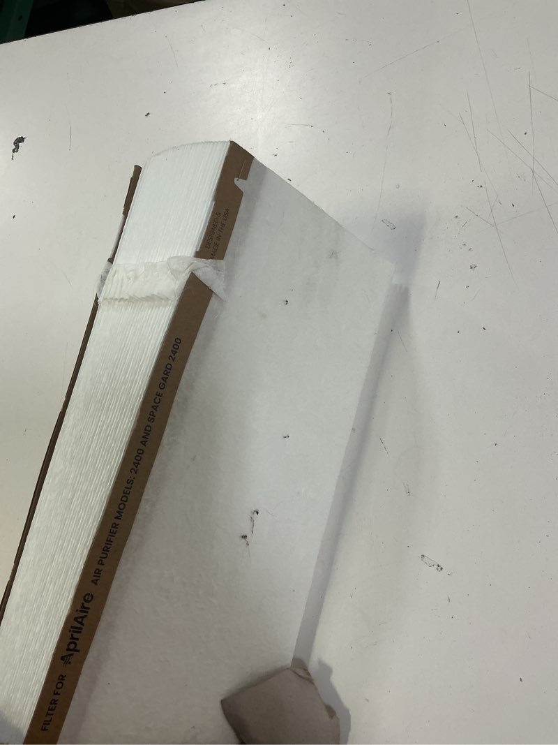 Condition photo showing As Is for aprilaire 401 replacement furnace filter for aprilaire 2400, space-gard 2400 whole-house air purifiers - merv 10, 16x25x6 air filter (pack of 1) air filter 16" x 25" x 6" (pack of 1)