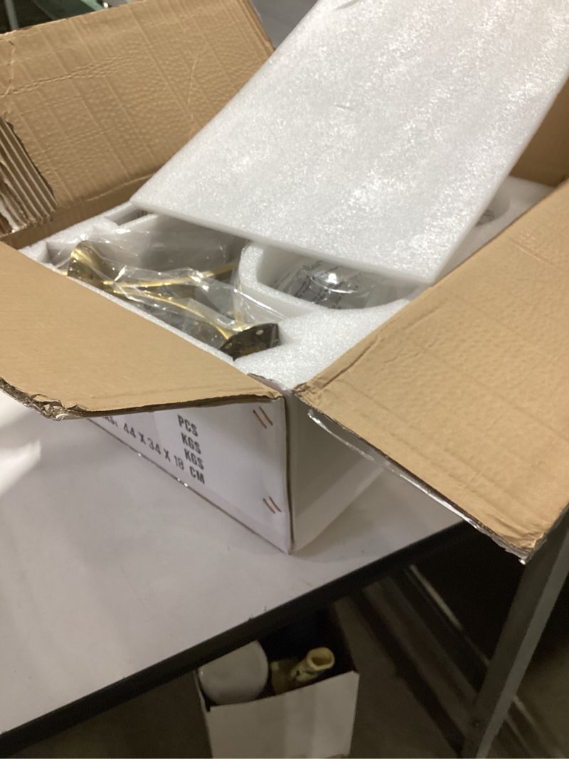 Condition photo showing New/Like New for Mid Century Modern Ceiling Light Clear Globe Semi Flush Mount Ceiling Light Gold Sputnik Light Fixture Chandeliers Clear Glass Brushed Brass Chandeliers Living Room Dining Room Bedroom 3 Lights Clear and Gold