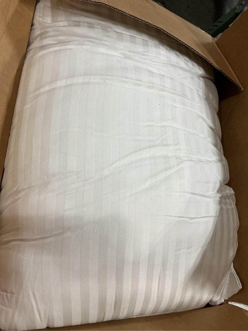 Condition photo showing As Is for beckham hotel collection bed pillows king size set of 2 - down alternative pillow for back, stomach or side sleepers