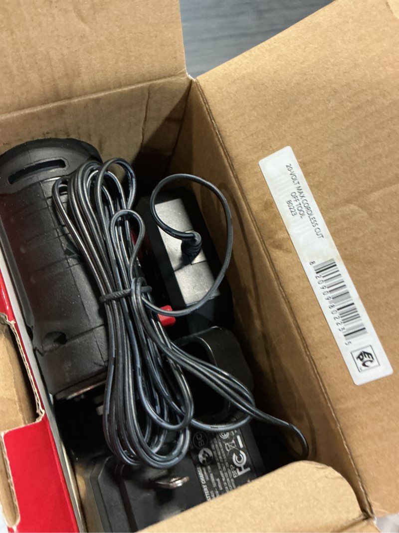 Condition photo showing Good Condition for hyper tough 20v max brushless cordless cut-off tool with 1.5ah lithium-ion battery and charger
