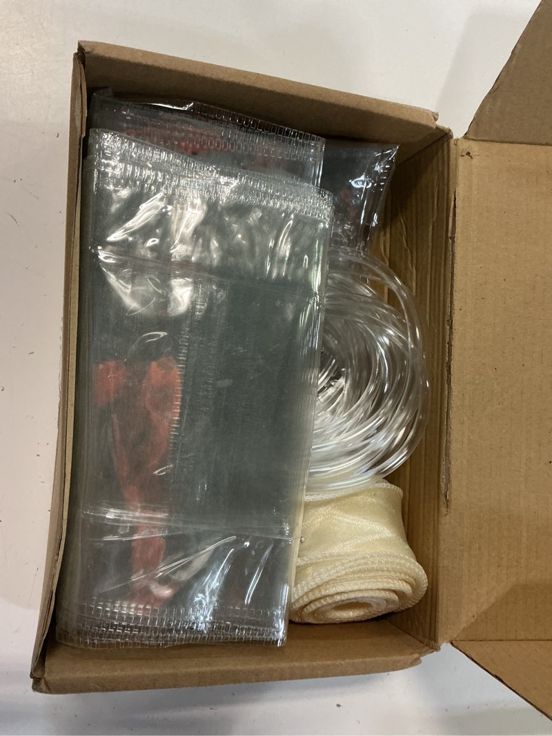 Condition photo showing Good Condition for mumululu 13pcs clear gift bags with handle 3 size clear party favor bags with handles includes 1 roll ribbon goodie bag bulk plastic bags for gifts party favor bags