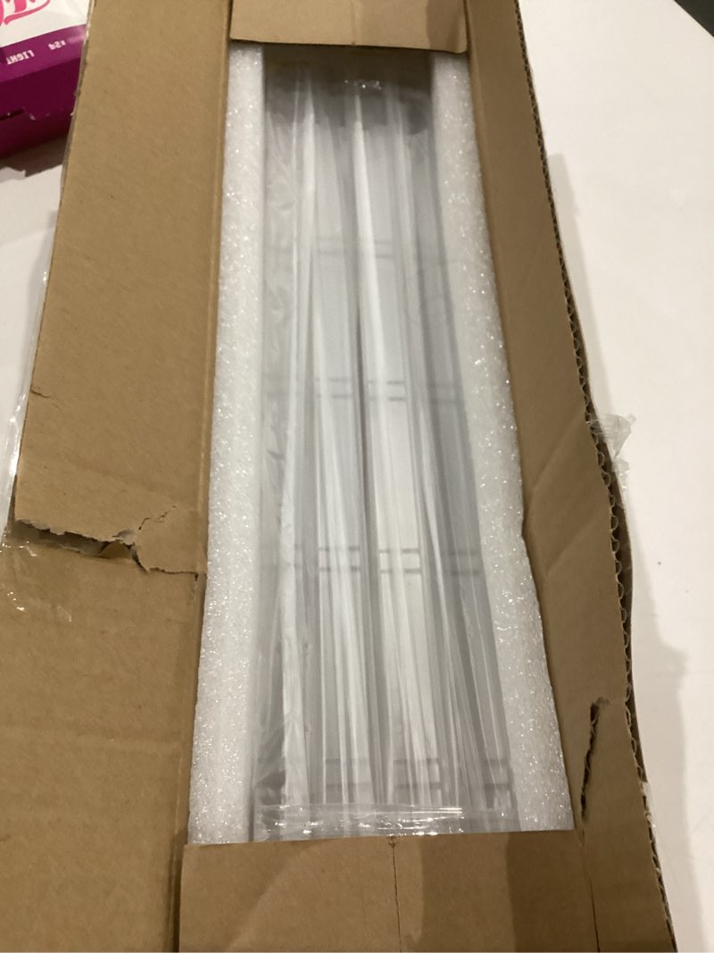 Condition photo showing Good Condition for Mahjong All-in-One Tile Rack & Pusher, Clear Acrylic Mahjong Rack and Pusher Combo, Modern American Mahjong Tile Racks, Set of 4, White 17.72 inches Clear