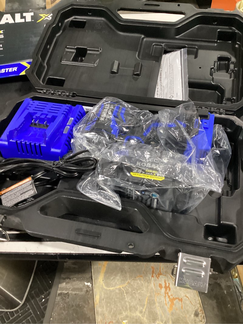 Condition photo showing Good Condition for kobalt xtr 24-volt 1/4-in brushless cordless impact driver (1-battery, charger and hard case included)