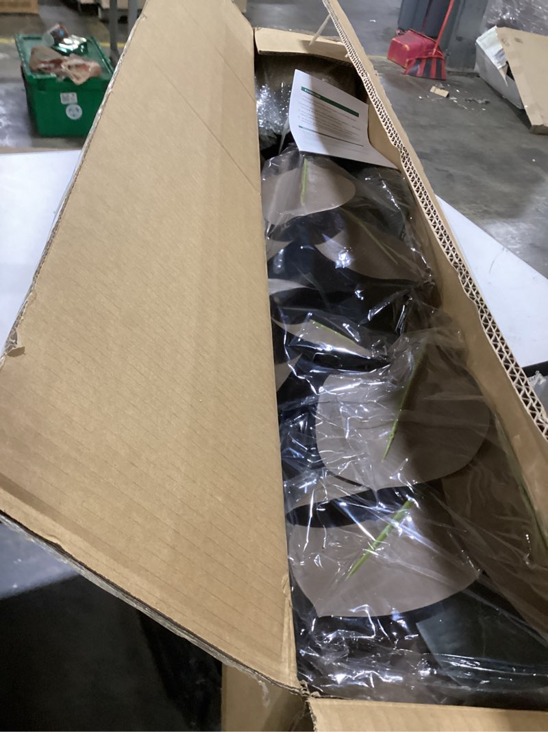 Condition photo showing Good Condition for Artificial Rubber Tree - 6 FT Tall Fake Tree with Pot - Large Artificial Plants Indoor, Lifelike Branches & Foliage - Faux Plants Indoor for Home Office Living Room Floor Patio Greening