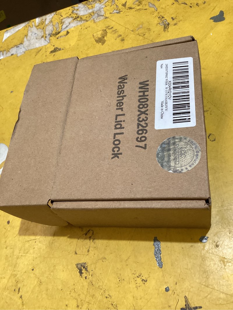 Condition photo showing As Is for wh08x37938 washer lid lock switch kit for ge, replaces wh01x24114 wh01x26114 wh01x27954 wh02x24399 wh08x31577 wh08x32697 for ge washer lid lock