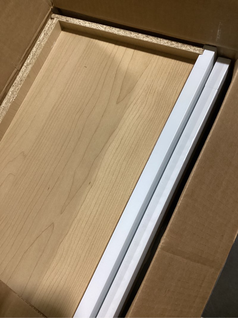 Condition photo showing Good Condition for courtland 24 in. w x 12 in. d x 30 in. h assembled shaker wall kitchen cabinet in polar white