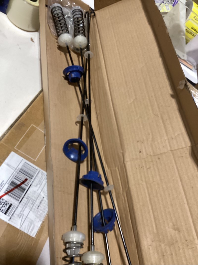 Condition photo showing Good Condition for wtw8200yw0 mvwb880bw0 wtw8800yc1 wtw8900bc0 wtw8600yw1 mvwb850yw0 wtw8540bw1 wtw8500bw0 wtw8600yw0 mvwb750yw0 wtw8800yw1 wtw8800yc0 suspension rods kit for whirlpool/maytag top load washer