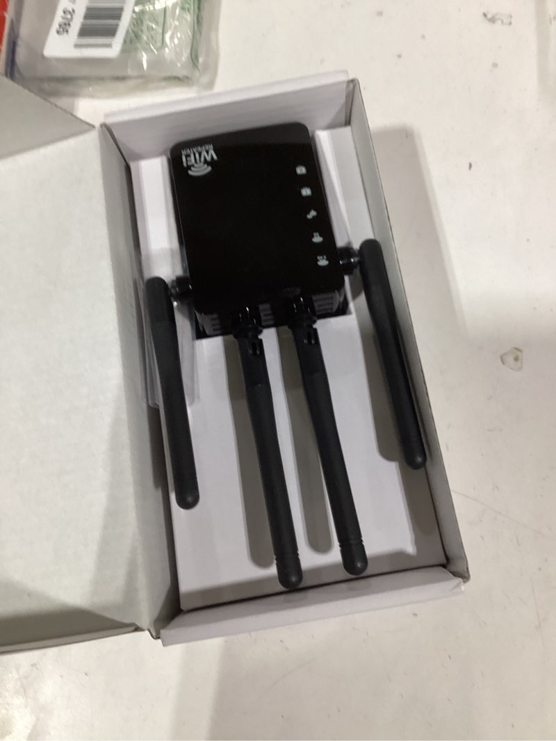 Condition photo showing Good Condition for WiFi Extender Signal Booster for Home, WiFi Extender, Long Range up to 12880 Sq Ft and 105 Devices, Internet Extender WiFi Booster, WiFi Repeater with Ethernet Port, Signal Booster