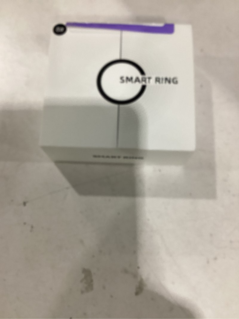 Condition photo showing New/Like New for smart ring health & fitness tracker for men & women, heart rate, spo?, sleep & activity monitoring, ip68 waterproof, long battery life, family care mode, no subscription fee (black, 8) black 8