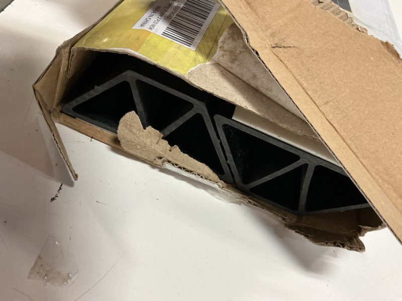 Condition photo showing Good Condition for 24 inch (new upgrade) 2 pcs heavy duty car parking stopper for garage, parking aid protects car, parking gadgets easy to install 2 packs, 24" l x 3.7" w x 1.8" h